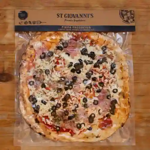 Pizza Napolitana Aceitunas Negras Precoc