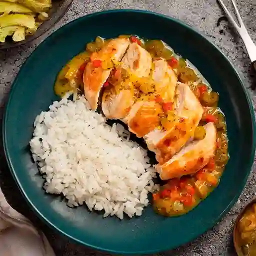 Pechuga de Pollo Deshuesada con Agregado