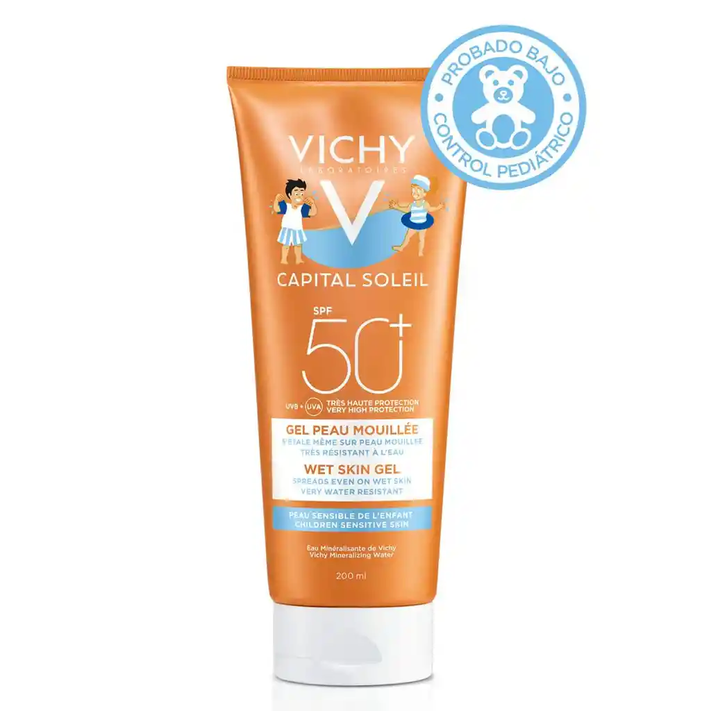 Vichy Protector Solar Capital Soleil Wet Skin Gel Spf50 para Niños