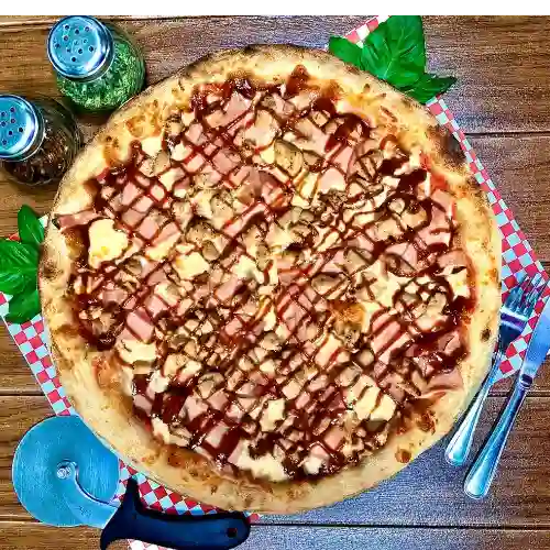 Pizza Familiar Pollo Bbq (38cm)