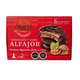 Lilis Alfajor Sabor Chocolate Nuez