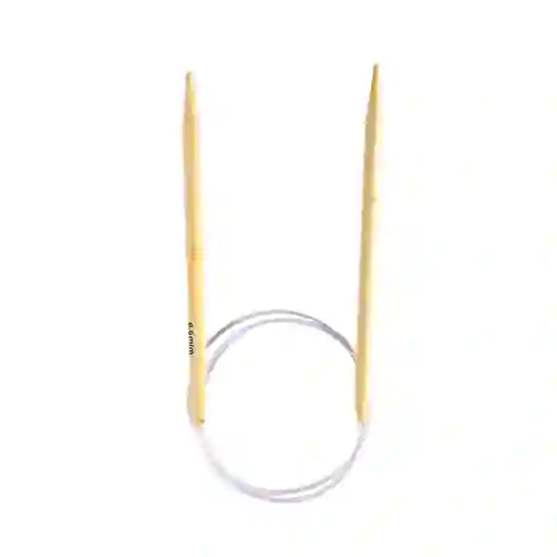 Palillo Circular 80 Cm Bambú 6.50 Mm 50gr