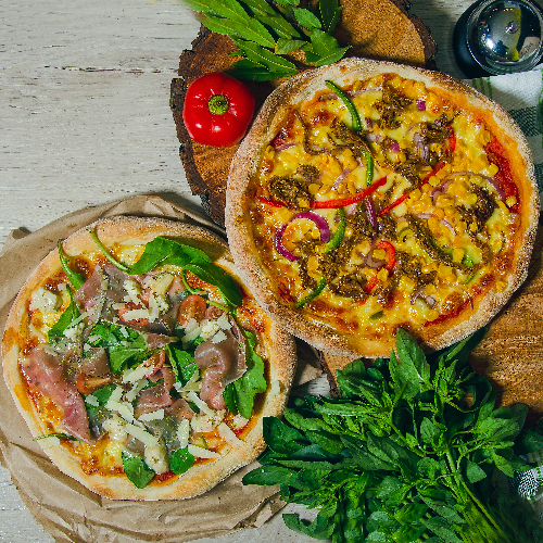 2 Pizzas Medianas Gourmets Familiares