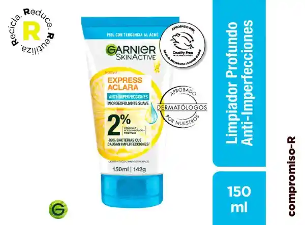 Garnier Skin Natural Face Express Aclara Anti Acne Scrub