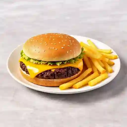 Combo Burger Cheddar