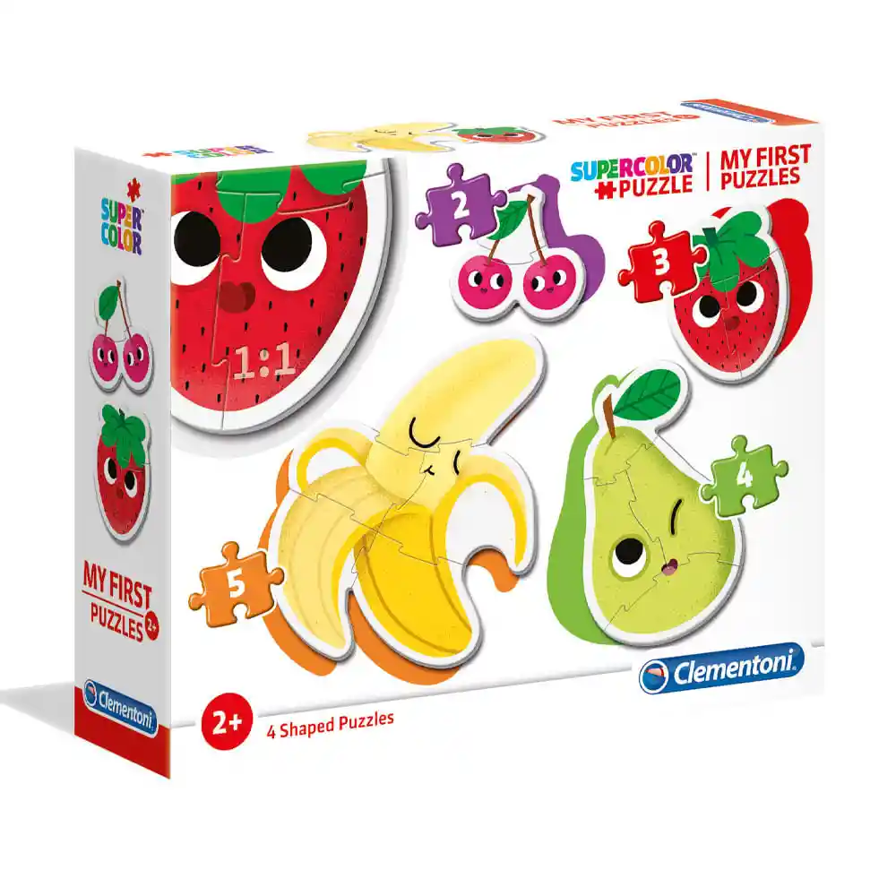 Mi Primer Puzzle 2-3-4-5 Piezas Frutas
