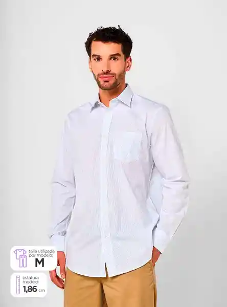 Kenneth Stevens Camisa Belias Blanca 16.5 Ss24