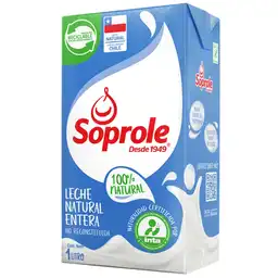 Soprole Leche Natural Entera