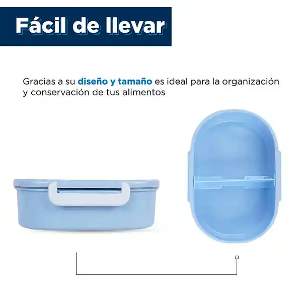 Contenedor Para Comida Oso Polar Con División 650 mL Miniso