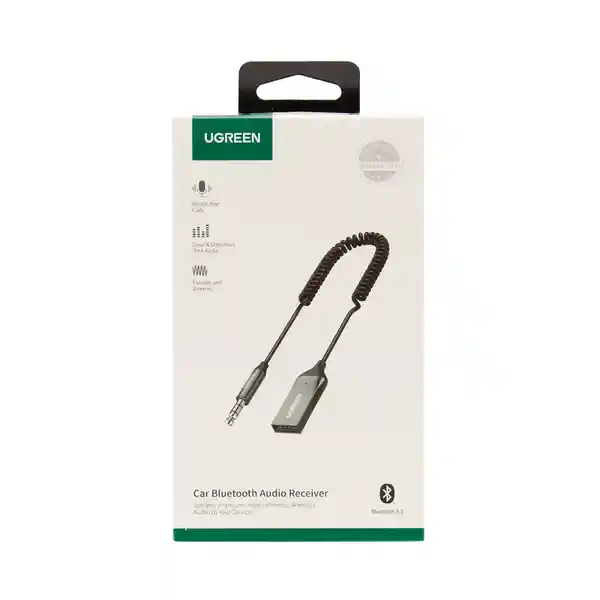 Ugreen Receptor Audio Automóvil Bluetooth 5.0 Plug 3.5 m Power