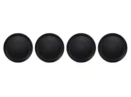 Set Platos Ripley Home Onyx Entrada Mate 4 Piezas