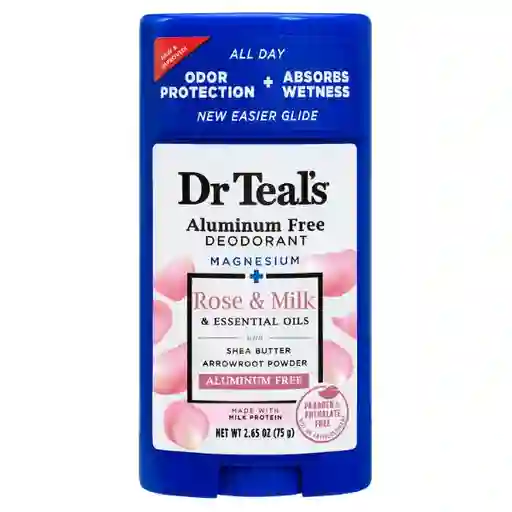 Dr. TealS Desodorante Sin Aluminio Rosas y Leche