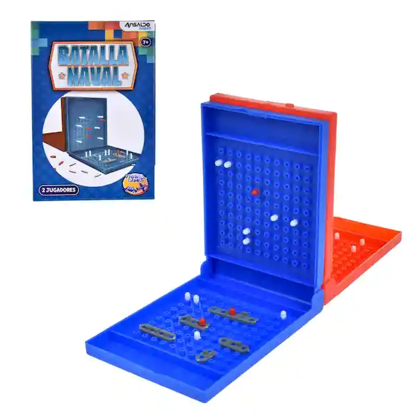 Ansaldo Games Juego de Mesa Batalla Naval Travel Game