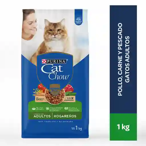Cat Chow Alimento Seco para Gato Adulto Hogareños