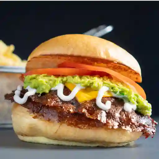 Italy burger doble + fries