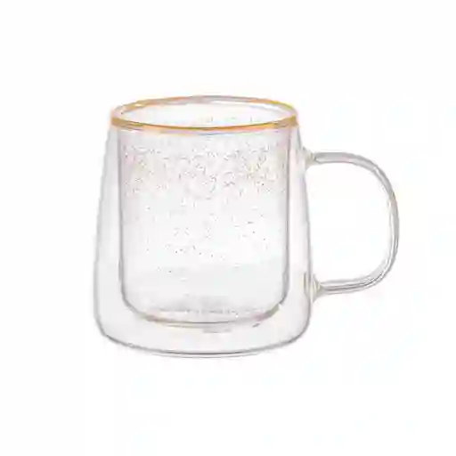 Taza Doble Vidrio Shiny Dots Adagio Teas