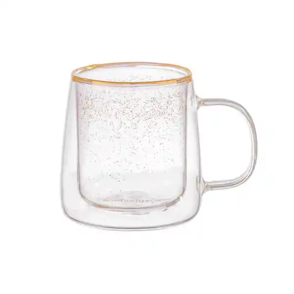 Taza Doble Vidrio Shiny Dots Adagio Teas