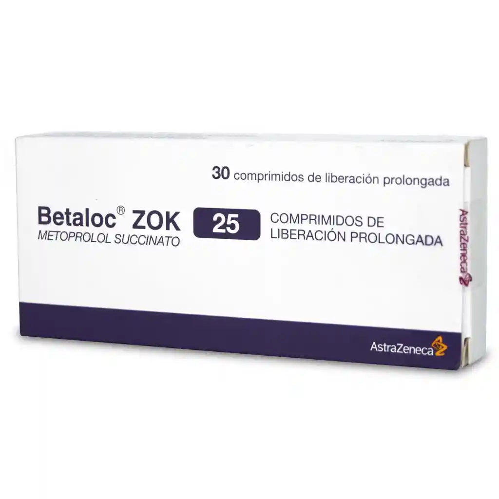 Betaloc ZOK 25 mg Comprimidos De Liberacion Prolongada