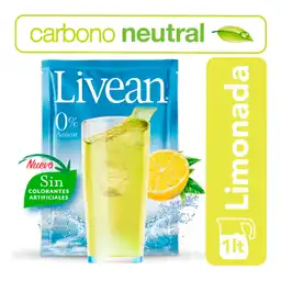 Livean Bebida en Polvo Sabor a Limonada Sin Azúcar 1 L
