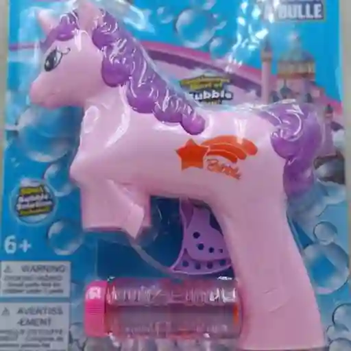 Miniso Pistola de Burbujas de Unicornio Inercial