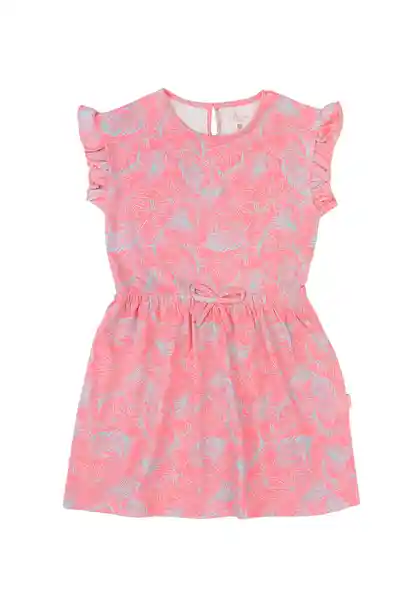 Vestido Niña Rapport Day to Day Kids Coral 02 751