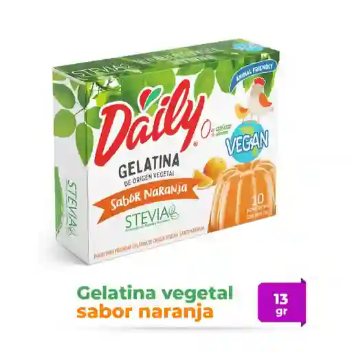 Daily Gelatina Vegan Naranja