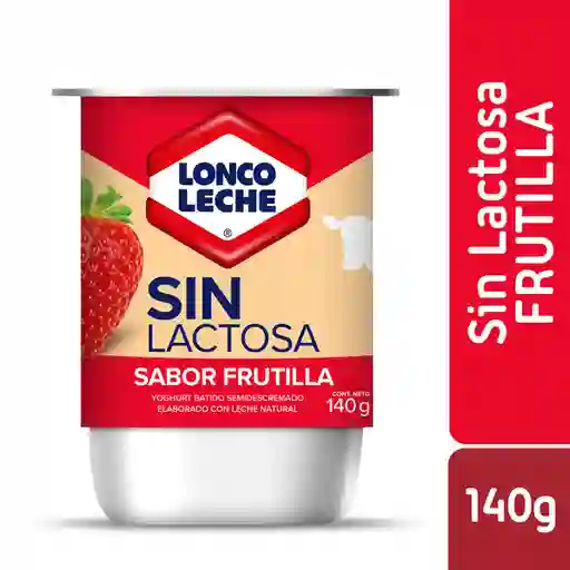 Lonco Leche Yoghurt Sin Lactosa Frutilla