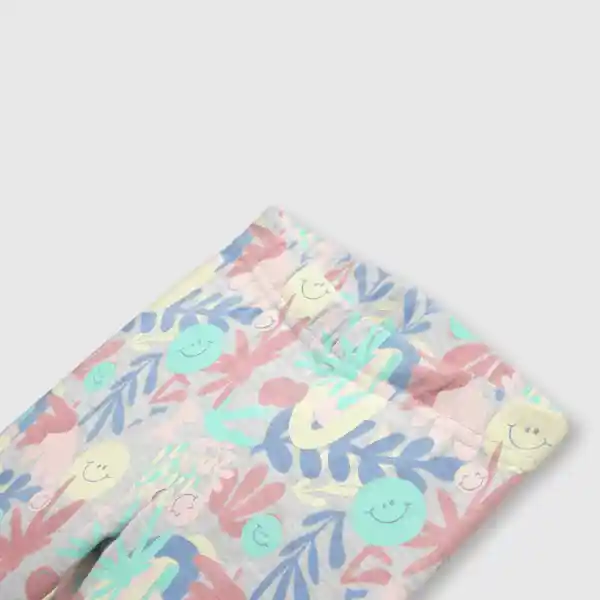 Pata Estampada de Bebé Niña Perla Melange Talla 9/12M Colloky