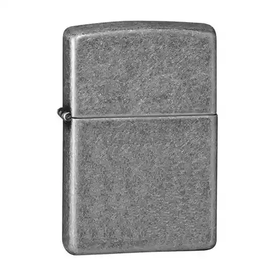 Zippo Encendedor Lighter Antique Silver Plate Plata