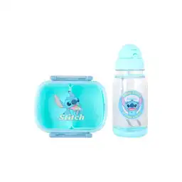 Kit Contenedor de Alimento Azul 450 mL/360 mL Miniso