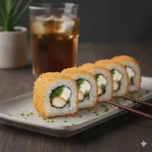 Rolls Fritos de Pollo Teriyaki