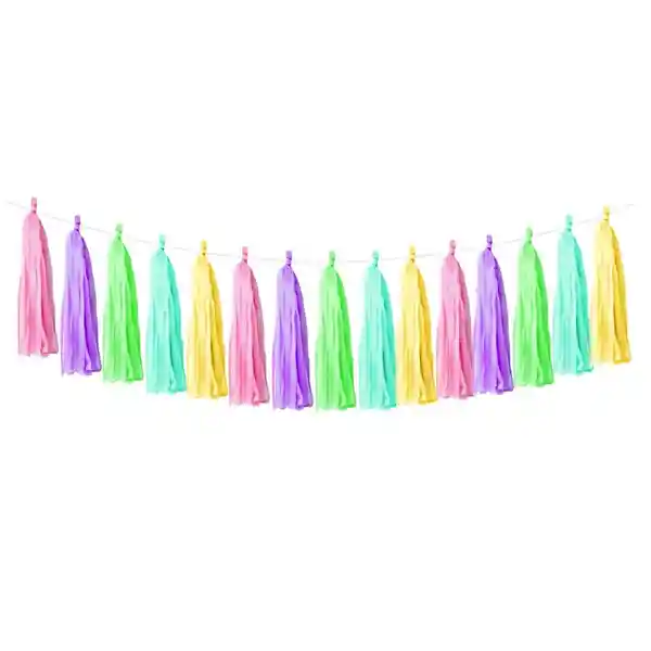 Guirnalda Tassel Pastel