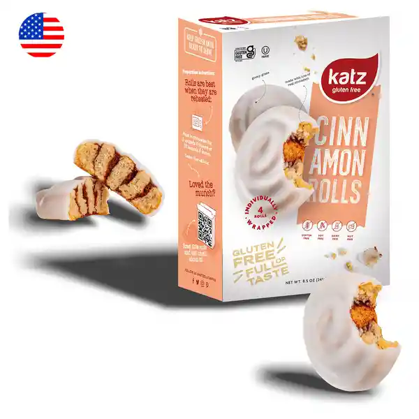 Katz Rollo Cinnamon Rolls Sin Gluten