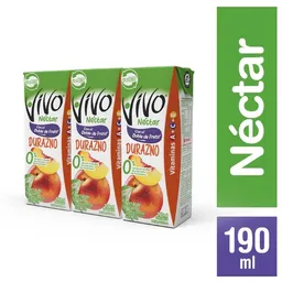 Vivo Nectar Plus Durazno Individual