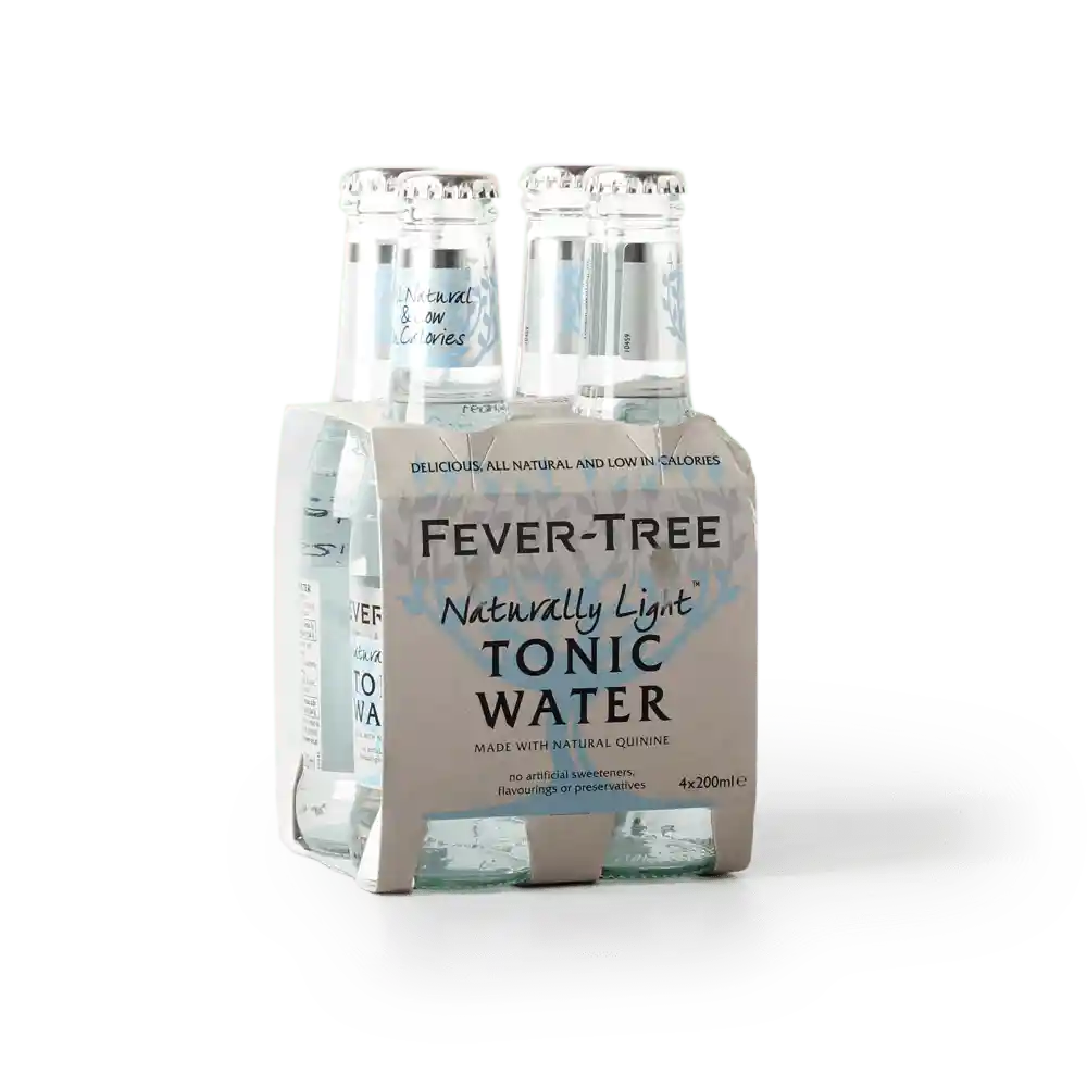 Fever Tree Pack 4X Indian Light Tonic Water