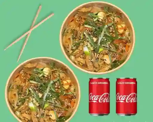 Dúo Yakisoba y 2 Bebidas