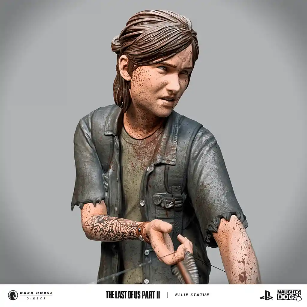 The Last of us Figura de Colección Part II Ellie With Bow Dark