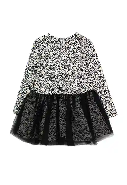 Vestido Liberty 205 Bebé Niña Gris Melange 18 a 24 Meses Ficcus