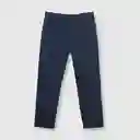 Pantalón de Niño Clásico de Twill Navy Talla 12A Colloky