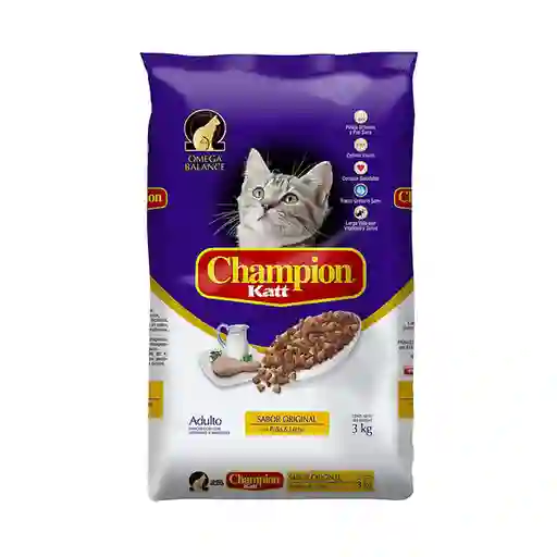 Champion Katt Alimento Para Gato Adulto Sabor Pollo