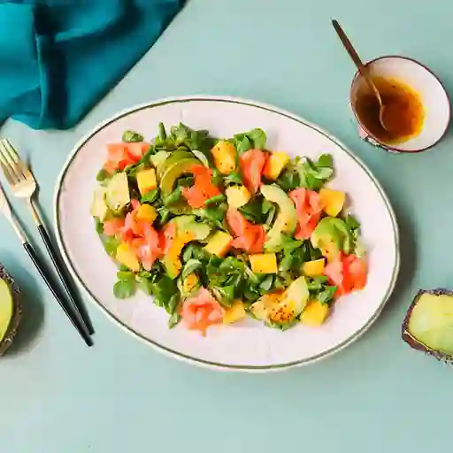Ensalada Salmón Ahumado