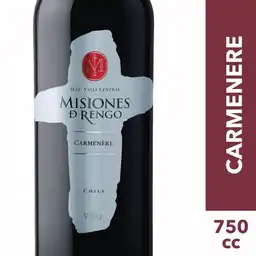 Misiones de Rengo Vino Tinto Carmenère 750 cc