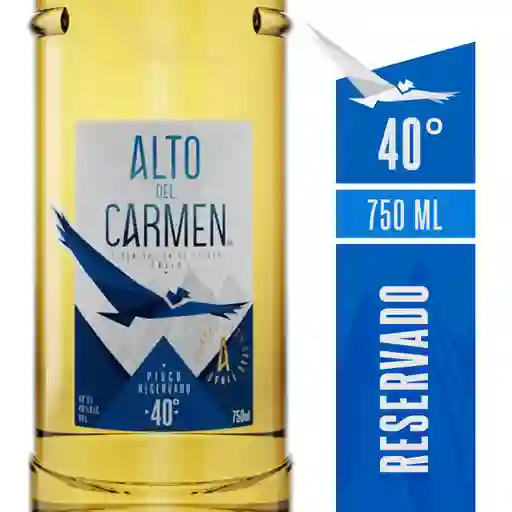 Alto Del Carmen Pisco 40 Grados Azul Reservado CEOD