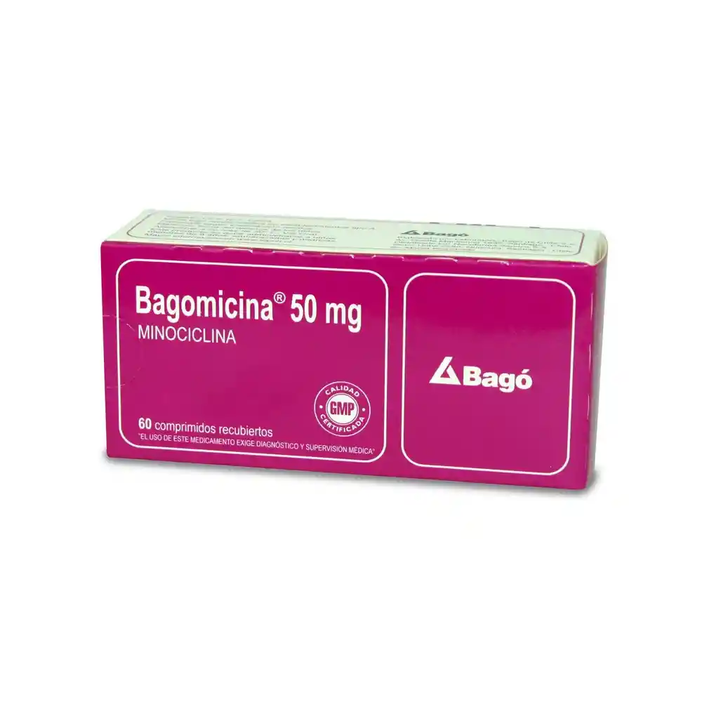 Bagomicina 50 mg Comprimidos Recubiertos