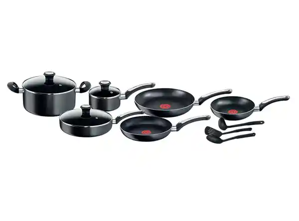 Tefal Batería de Cocina Platinum Black