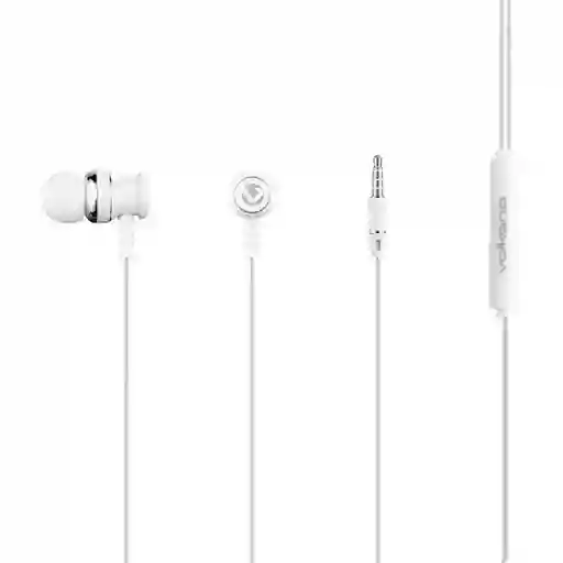 Volkano Audífonos Con Micrófono Serie Stannic Blanxo