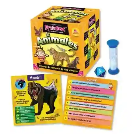 Asmodee Juego Brainbox Animales - 93403
