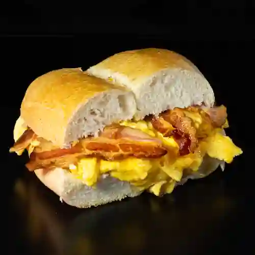 Marraqueta Bacon Egg