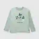 Polera de Niña Cactus Menta Talla 2A Colloky