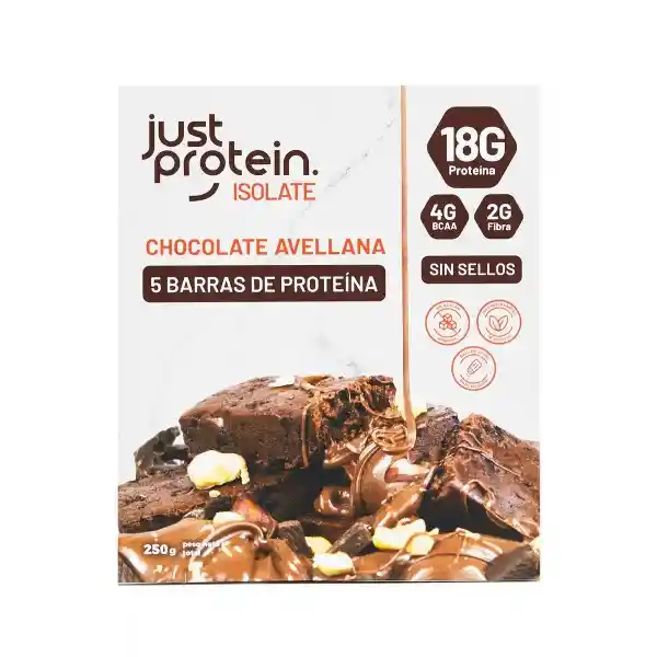 Justprotein Barra Isolat Chocolate Avellan